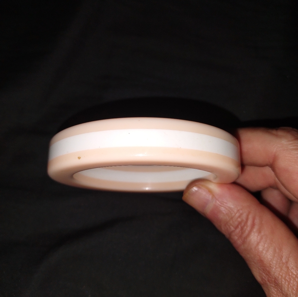 Two-Tone Lucite Bracelet